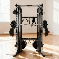 Equipo de Gimnasio Multifuncional Todo en Uno para el Hogar, Fabricación Directa, Multigimnasio Completo para Sentadillas y Levantamiento de Pesas