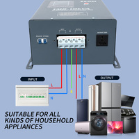 Estabilizador de Voltaje de Pared 2KVA 3KVA 5KVA, Tipo Relé, Monofásico, 220V CA, Regulador de Voltaje Automático, Superventas