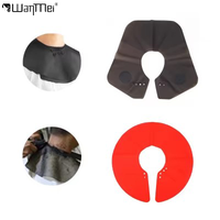 Imperméable à l'eau teinture pour les cheveux salon professionnel châle outil de traitement des cheveux Silicone cou bouclier coupe de cheveux Cape