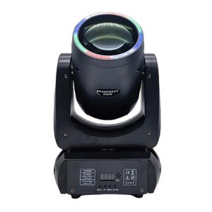Nouvelle tête mobile à faisceau LED Hengyu 6+12 prismes 2025, 200 Cabeza Movil Beam Led <span class=keywords><strong>Lyre</strong></span> 200w, effet halo ring, lumière de scène DMX - Product Image 1