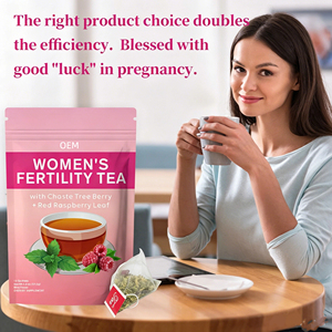 Té de Fertilidad Orgánico OEM para Mujeres, Equilibrio Hormonal con Chasteberry y Hoja de Frambuesa Roja para Ayudar a la Concepción y la Ovulación - Product Image 6