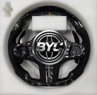 Volant en cuir pour voiture BMW M3 M4 M5 M6 F30 F10 F15 F36 F01 F20 F22 F25 F31 F32 E70 E71 E90 E91 E92 X1 X2 X3 X4 X5 X6