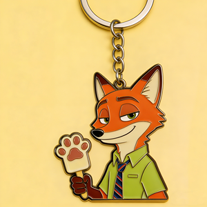 Porte-clés personnalisés en gros, porte-clés en métal de dessin animé, porte-clés en émail doux comme accessoires - Product Image 5