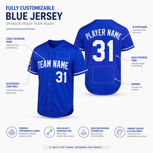 Divisa da Baseball Personalizzata con Sponsor, Maglie con Nomi e Numeri, Loghi Autorizzati per Squadre e Club, Fornitore OEM all'Ingrosso - Product Image 3