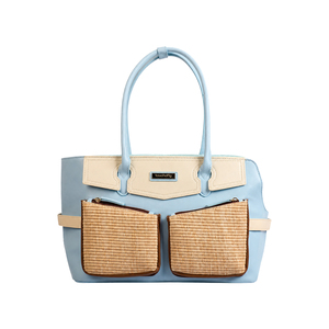 Sac de transport tissé <span class=keywords><strong>pour</strong></span> chat - Sac à bandoulière portable grande capacité <span class=keywords><strong>pour</strong></span> animaux de compagnie, idéal <span class=keywords><strong>pour</strong></span> l'extérieur, les voyages, la plage, sac à dos <span class=keywords><strong>pour</strong></span> petit <span class=keywords><strong>chien</strong></span> et chat - Product Image 1