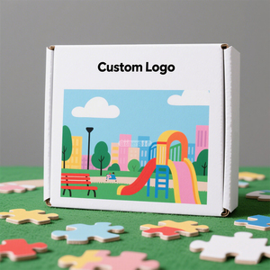 Casse-tête en papier personnalisé de 500 pièces pour installations de divertissement pour enfants avec impression personnalisée en gros - Product Image 2