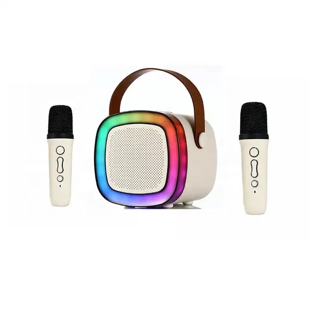 Portable Wireless Karaoke BT Speaker with Microphone for Outdoor Family & Kids Audio Player