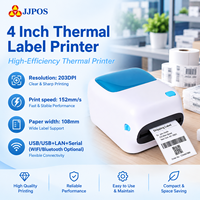 Nouvelle imprimante d'étiquettes thermiques directes de 4 pouces, 203 DPI, haute vitesse, imprimante d'étiquettes de codes-barres, imprimante de codes-barres de bureau, imprimante POS pour la logistique des magasins