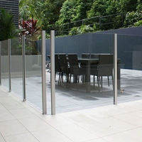 Accessoires de haute qualité pour systèmes de balustrades en verre, accessoires en inox pour balustrades en verre