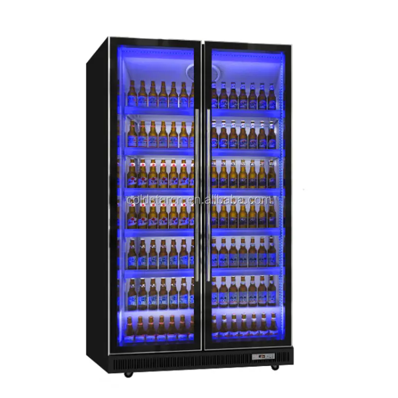 Fabrik glas tür Pepsi getränke display fall gefrierschrank kühler kühlschrank