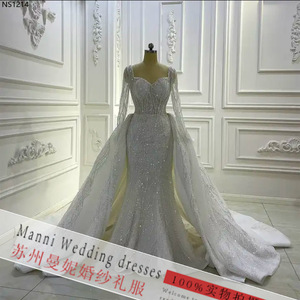 Magnifique <span class=keywords><strong>Robe</strong></span> <span class=keywords><strong>de</strong></span> Mariée Sirène pour Fêtes <span class=keywords><strong>de</strong></span> Fiançailles - Product Image 2