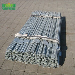 Venta al por mayor americano <span class=keywords><strong>1</strong></span> 25lbs/ft 6ft pintado de negro galvanizado T Post Fencesteel de la cerca de la malla - Product Image 6