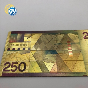 <span class=keywords><strong>Billet</strong></span> de collection <span class=keywords><strong>souvenir</strong></span> en or 999999 de 250 guilder néerlandais coloré, pour collection de monnaies anciennes - Product Image 6