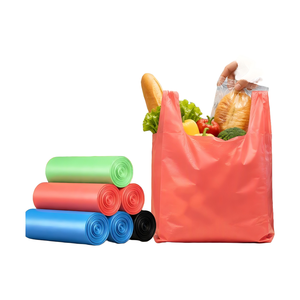 Bolsa de Plástico HDPE Desechable de Grado Alimenticio en Rollo, Tipo Camiseta, con Puntos de Rotura, para Supermercados y Tiendas Minoristas - Product Image 5