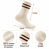 Chaussettes de Pilates rembourrées pour femmes, épaisses en tissu éponge, antidérapantes, pour entraînement au Reformer, yoga, fitness, logo personnalisé