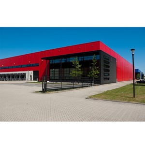 Cháy Bằng Chứng Kho Chế Tạo Cong Mái Thiết Kế Kết Cấu Thép Nhà Kho Nhà Kho Cho Lưu Trữ Cơ Sở - Product Image 2