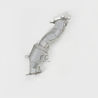 Collecteur d'échappement haute performance SS304 direct usine pour Cadillac ATS ATS-L 2.0T 2014-2019 avec bouclier thermique et ajustement parfait 1:1