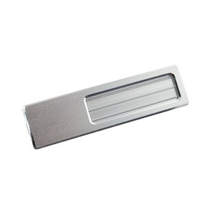 Lega di seta nome distintivo magnete rettangolo motivi quadrati ricamati tecnica paillettes perline decorazione per indumento MM.75X20 - Product Image 1
