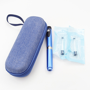 Boîte isotherme pour stylo à insuline, tube à aiguille, <span class=keywords><strong>seringue</strong></span>, sac de rangement étanche pour usage domestique et extérieur avec <span class=keywords><strong>2</strong></span> flacons de cartouche et <span class=keywords><strong>1</strong></span> stylo - Product Image 2