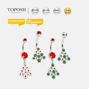 Toposh CBR <span class=keywords><strong>Piercing</strong></span> de Titanio con Zirconia en Forma de Corazón para Labio, Septum, <span class=keywords><strong>Daith</strong></span>, Cartílago, Labret, Set de Joyería para Boda y Compromiso - Product Image 3