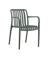 Chaises de salle à manger en plastique pour l'extérieur