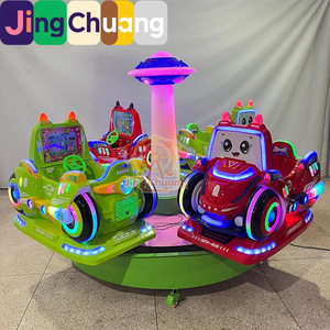 Manège carré pour enfants à six places, équipement d'amusement pour projets commerciaux de stands de marché nocturne - Product Image 4