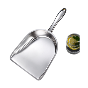 Pelle multifonctionnelle en acier inoxydable épaissi, grande capacité, pour le nettoyage des céréales, des aliments pour animaux, de la farine et des mélanges de grains - Product Image 1