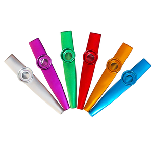 Kazoo Professionale in Metallo per Bambini e Adulti, Strumento a Fiato con Logo Stampato, Tipo Standard - Product Image 1