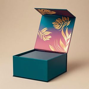 Boîte en papier avec boîte en papier pour paquet à fermeture éclair Costumised Purple Cake Windows Bangles <span class=keywords><strong>Vert</strong></span> Boîte en papier écologique la plus populaire - Product Image 3