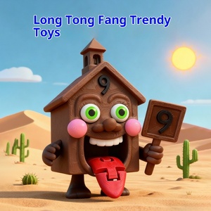 Figura Mitológica de Lengua Larga Impresa en 3D, Juguete Artístico de Plástico Inspirado en el Shan Hai Jing, Regalo Creativo Decorativo - Product Image 3