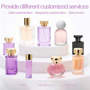 Factory Direct 25ml Flat Round Glass Perfume <b>Bottles</b> Refillable Travel Portable Fine <b>Mist</b> Spray <b>Bottles</b> with Low MOQ Custom - Product Image 5