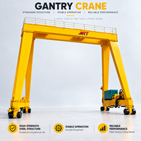 Grue portique mobile flexible à pneus en caoutchouc MRT 80 tonnes avec palan, boîte de vitesses, certifiée CE ISO pour la logistique et la manutention de conteneurs en cour ouvert