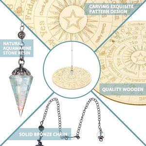 Witchcraft – fournitures d'autel <span class=keywords><strong>Ouija</strong></span> et 7 Chakra Dousin pendule pour la Divination, pleurs Dousse - Product Image 6
