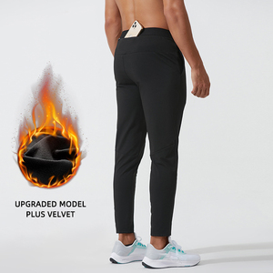 Pantaloni sportivi da uomo larghi da corsa all'aperto pantaloni sportivi <span class=keywords><strong>casual</strong></span> in maglia di grandi dimensioni e pile - Product Image 4