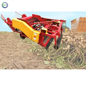 Taiwan Sweet Potatoes Harvesting Machinery Carrot Garlic Peanut Picker Mini Tractor Peanut Harvester Machine Price For India