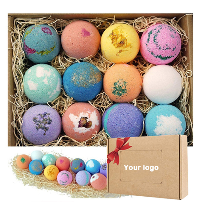 Custom Logo Large Bath Bombs Organic