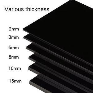 <span class=keywords><strong>Plaque</strong></span> acrylique noire personnalisée miroir mat givré lunette en plastique <span class=keywords><strong>translucide</strong></span> pour ombrage <span class=keywords><strong>plaque</strong></span> de fond gravure - Product Image 2