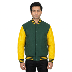 2024 <b>Top</b> Selling Lettermen Varsity Baseball Jackets for Men Durable Hooded Winter Canvas Low MOQ Personalized New Arrival - Product Image 1
