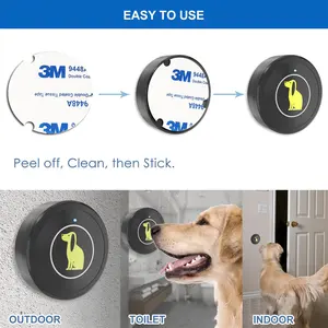 Kit di musica intelligente campanello impermeabile ip55 senza fili touch campanello per animali domestici trinning