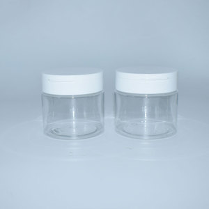 50ml 100ml 120ml bán buôn Pet Jar rỗng rõ ràng cơ thể bơ 150ml 200ml 250ml nhựa mỹ phẩm Kem <span class=keywords><strong>container</strong></span> với Flip cap - Product Image 3