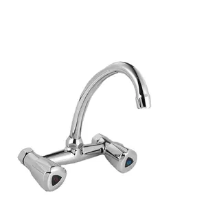 Minwei 700g sanitary Cheap bathroom cold water wash hand ware Retro Spring Basin Faucet wall bathroom faucet