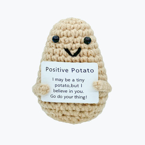 Diseño moderno tejido a mano TARJETA DE Navidad Doctor sombrero ornamento colorido patrón Vertical muñecas de patata <span class=keywords><strong>para</strong></span> decoración del hogar cuerda - Product Image 4