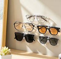 Nouvel Arrivage Présentoir Transparent en PS pour Lunettes, Organisateur de Bureau pour Lunettes de Soleil, Porte-Lunettes pour Chambre à Coucher et Coiffeuse
