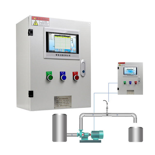 Liquid Intelligent Water and Oil Flow Sensor Pulse Quantitative Control Box Solenoid Valve Batch Filling System