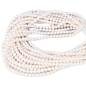 Perlas de Agua Dulce Alian, Perlas Sueltas Blancas de Grado AA, Casi Redondas, de 7-8 mm, Venta al por Mayor - Product Image 4