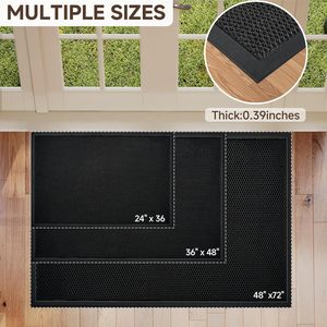 2' X 3' Commercial Grade Floor Mat High <strong>Stretch</strong> Elastic 3D Mesh Heavy Duty Trapper Rug High Traffic Area Entrance Anti Slip - Product Image 4