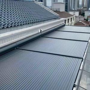 Persianas enrollables eléctricas impermeables modernas de aleación de aluminio para techo de claraboya de <span class=keywords><strong>terraza</strong></span> al aire libre - Product Image 3