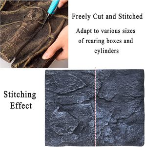 Aangepaste Grootte Fish Tank Achtergrond 3d <span class=keywords><strong>Rock</strong></span> Decoratie Voor <span class=keywords><strong>Aquarium</strong></span> Terrarium - Product Image 4