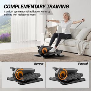 Expédition à temps, gain de place, 12 niveaux de vitesse, machine elliptique sous le bureau pour renforcer les muscles du bas du corps - Product Image 6