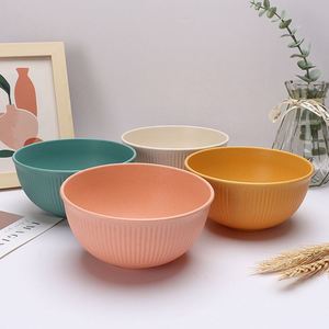 Wheat Straw Sets,Unbreakable Cereal 60 Oz,<b>Microwave</b> and Dishwasher Safe Bowls,Super Big Bowl Sets Bpa Free Eco - Product Image 2